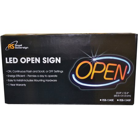 Royal Sovereign LED OPEN Sign RSB-1340E